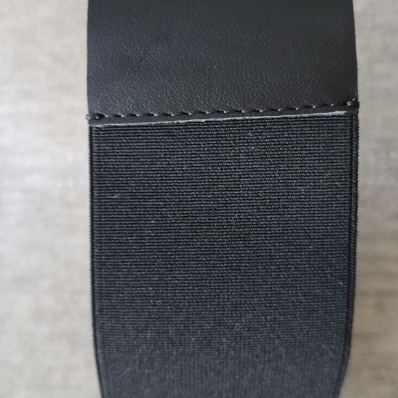 Martina Mori OS Stretch Black Genuine Leather Belt, Lunar New Year Snake Buckle - Picture 6 of 8